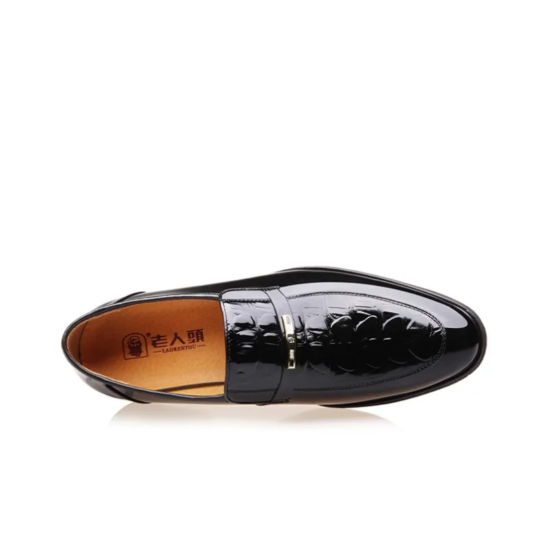 LAORENTOU Dress Shoes Men Low Top Brown-2