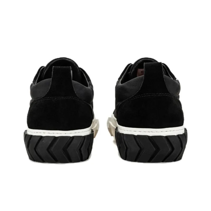 Both Abrasion Resistant Low Top Skateboard Shoes Women's Black-4