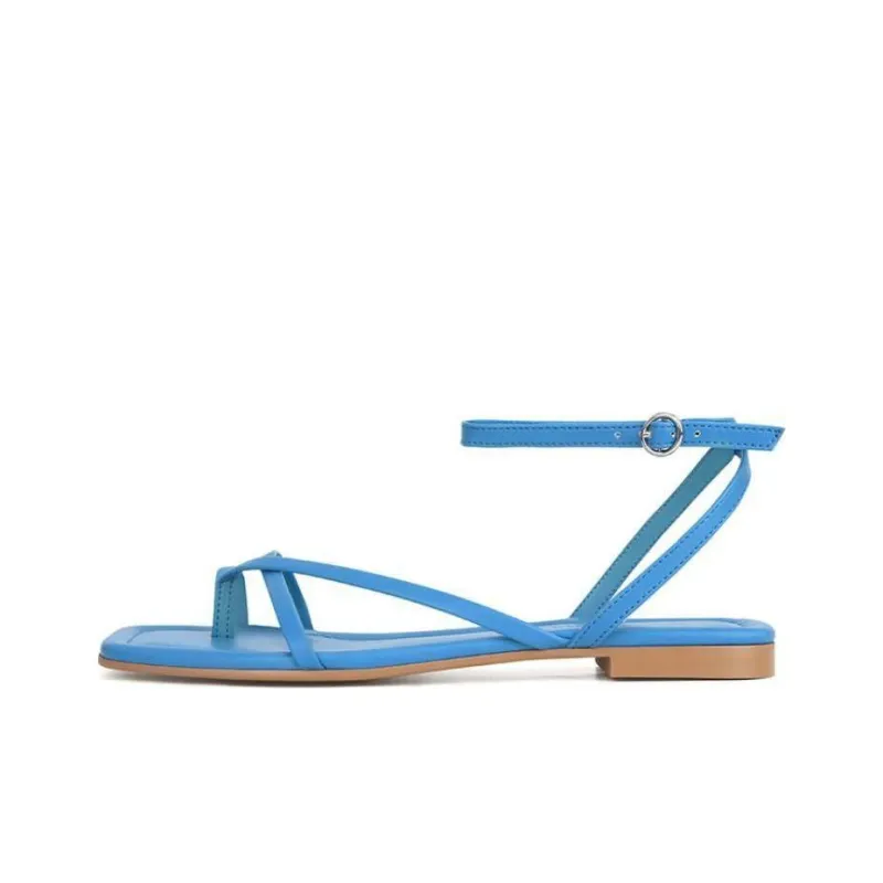 CHRISTINE SHEII Siu Siu Strap Sandals 1cm Women's Sea Blue-0
