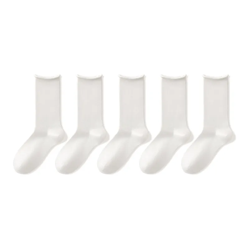 B&C.Room Mid Calf Socks Fall Winter Women's 5 Pack-0