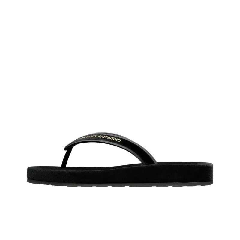 DIOR Diorsea Antibacterial Flip Flops Women's Black-0
