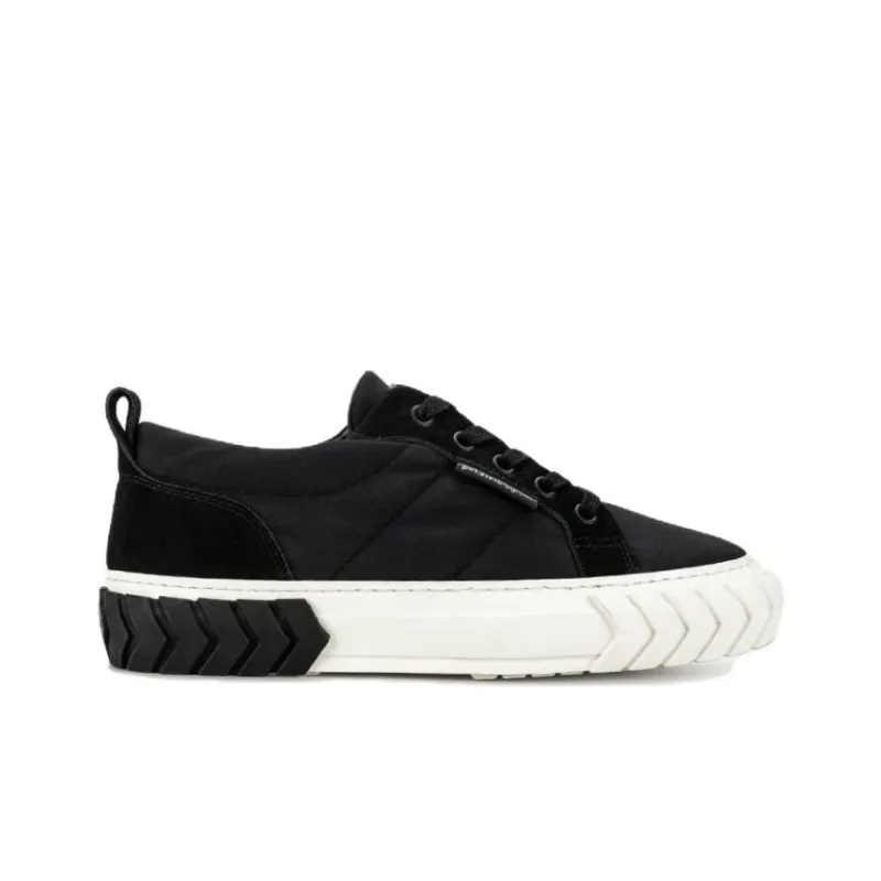 Both Abrasion Resistant Low Top Skateboard Shoes Women's Black-1