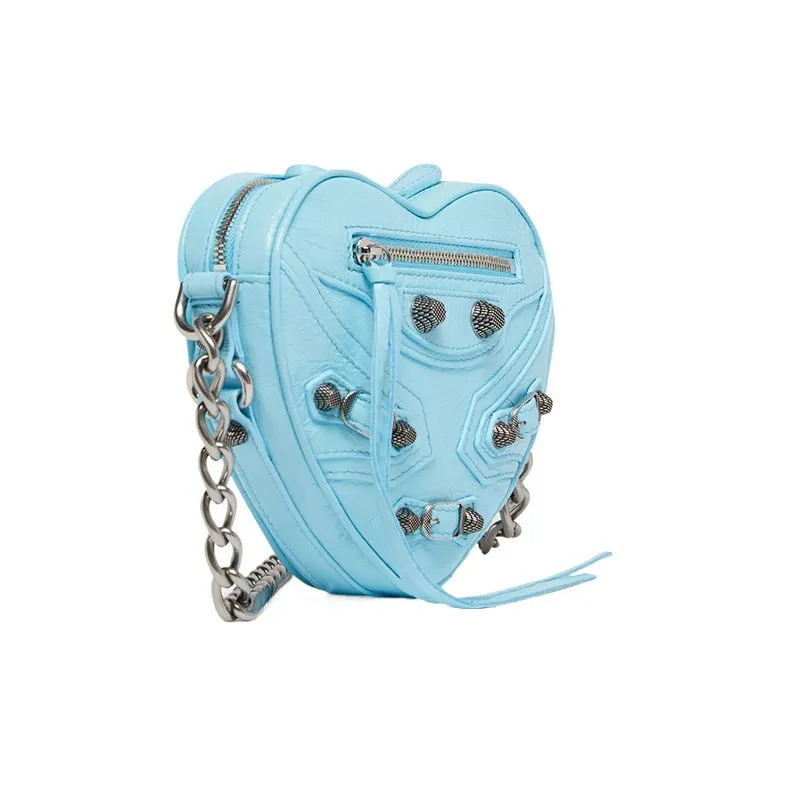 Balenciaga Mini Le Cagole Heart Crossbody Bag-2