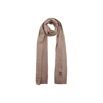 MOSCHINO Knit Scarves Unisex Brown