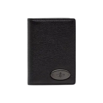 Mulberry Calfskin Wallet Regular Men's Black