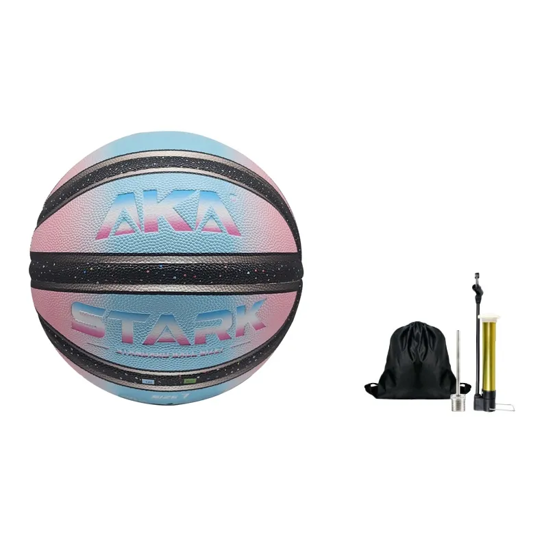 AKA PU Basketball Blue Pink Size 7 Ball Training Unisex-0