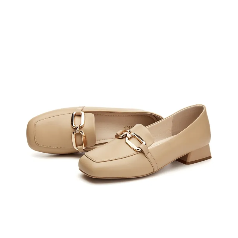 DAPHNE Loafers Women's Black/Apricot/Ecru-10