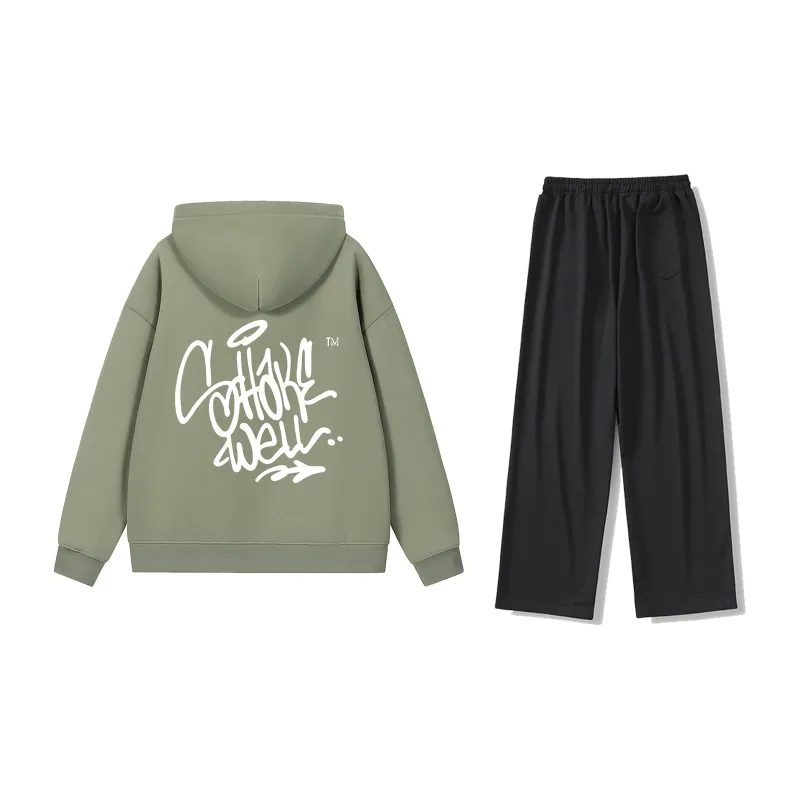 LIGHTNING BEAR Sweatshirt Sets Unisex-17