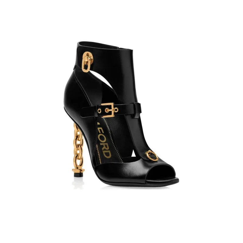TOM FORD Strap Sandals 10.5cm Women's Black-2