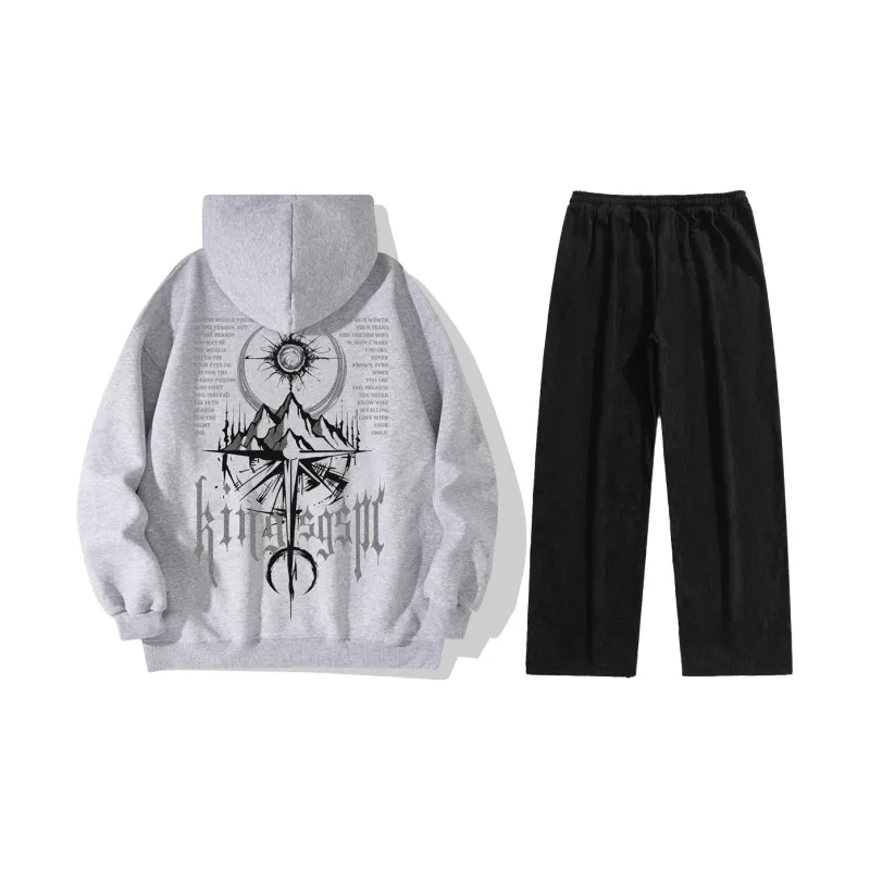 Kingsgspc Sweatshirt Set Unisex-12