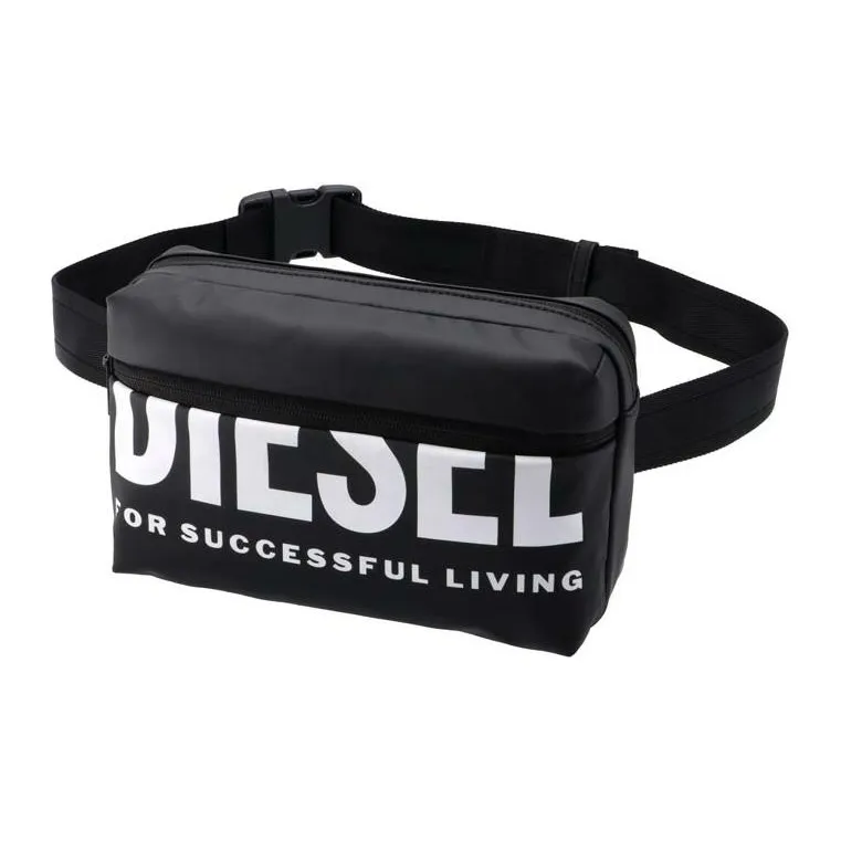 DIESEL Polyurethane Fanny Pack Men's Black-1