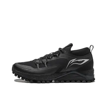 LiNing Ride The Wild Anti Slip Wear Resistant Low Top Running Shoes Men's Black