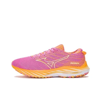 Mizuno Wave Rider 26 Cushioning Wear-Resistant Low-Top Running Shoes Unisex Pink