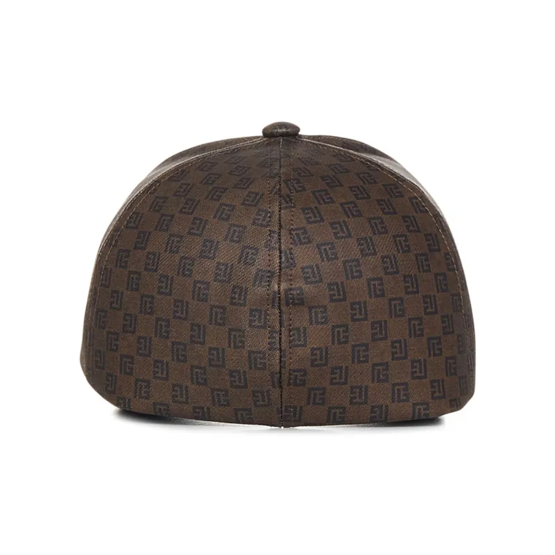 BALMAIN Monogram-print Baseball Cap-2