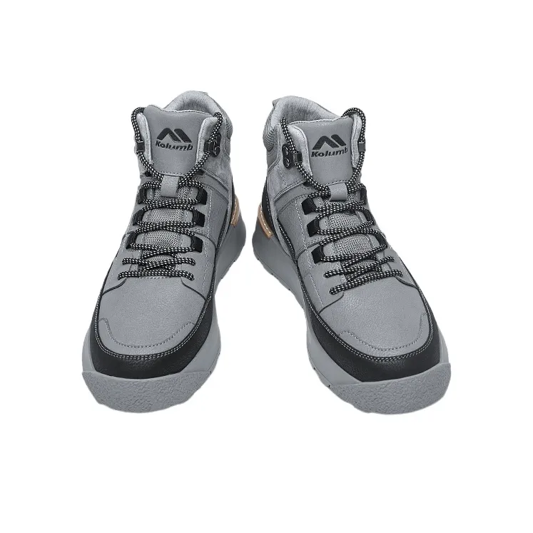 KOLUMB Anti Slip Wear Resistant Mid Top Casual Shoes Men's-4