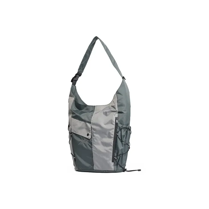 MYEDITION Laptop Bag, Bucket Bag, Shoulder Bag, Crossbody Bag Polyester Black/Gray Unisex-18