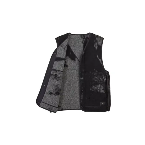 Y-3 Graphic-print Wool-blend Gilet