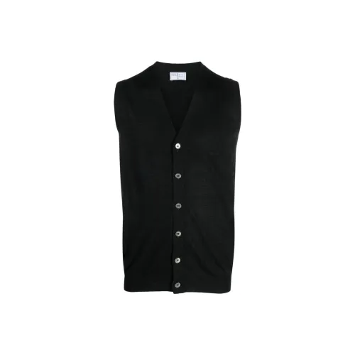 FEDELI V-neck Virgin-wool Vest