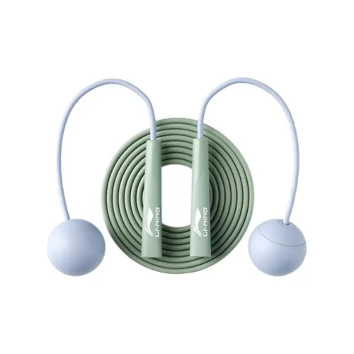 LiNing Aerobic Fat Reduction Non Countable Jump Ropes Fitness Crowd PVC Rope ABS Controller Cord Length Approx. 3m