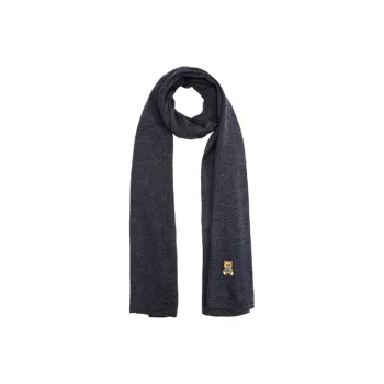 MOSCHINO Knit Scarves Unisex Dark Gray