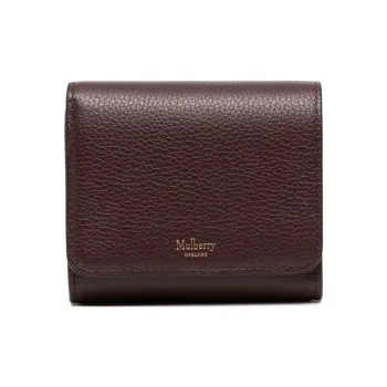 Mulberry Leather Wallet Women's Blood Red