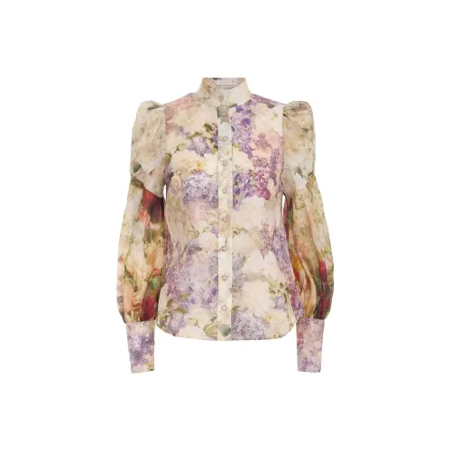 Zimmermann Sensory Floral-print Blouse