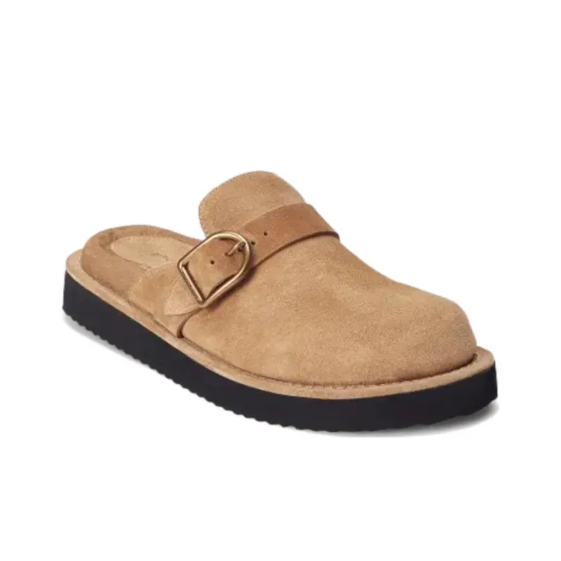 Polo Ralph Lauren Buckle-strap Suede Mules-2