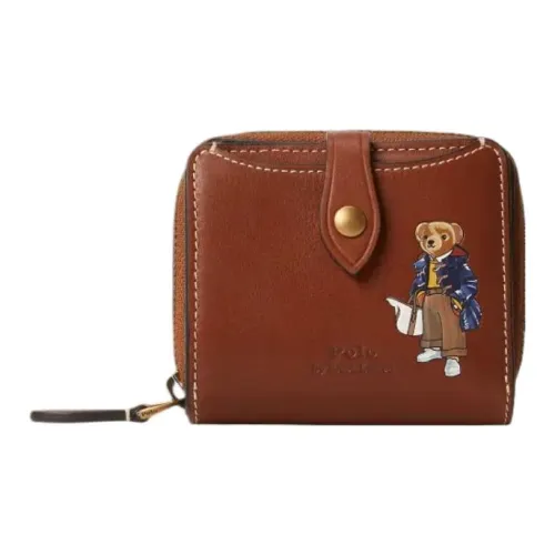 Polo Ralph Lauren Leather Wallet Women's Brown