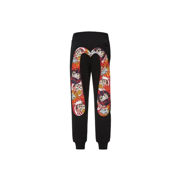 EVISU Casual Pants Men Black-1