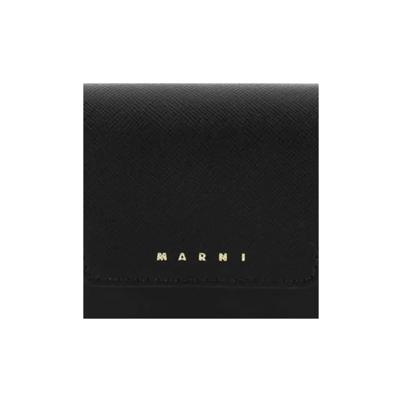 MARNI Logo Print Foldover Top Wallet-3