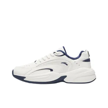 Anta ACE Wear resistant And Lightweight Low Top Chunky Sneakers Men's White Blue