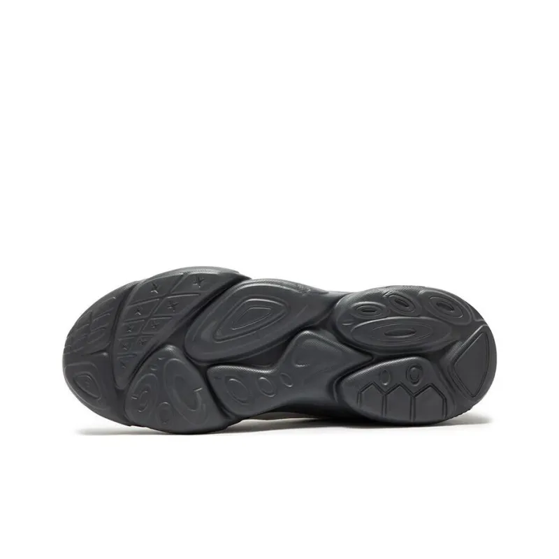361° Dragon Se Cushioning And Breathable Low Top Running Shoes Men's Pumice Smoke Gray-4