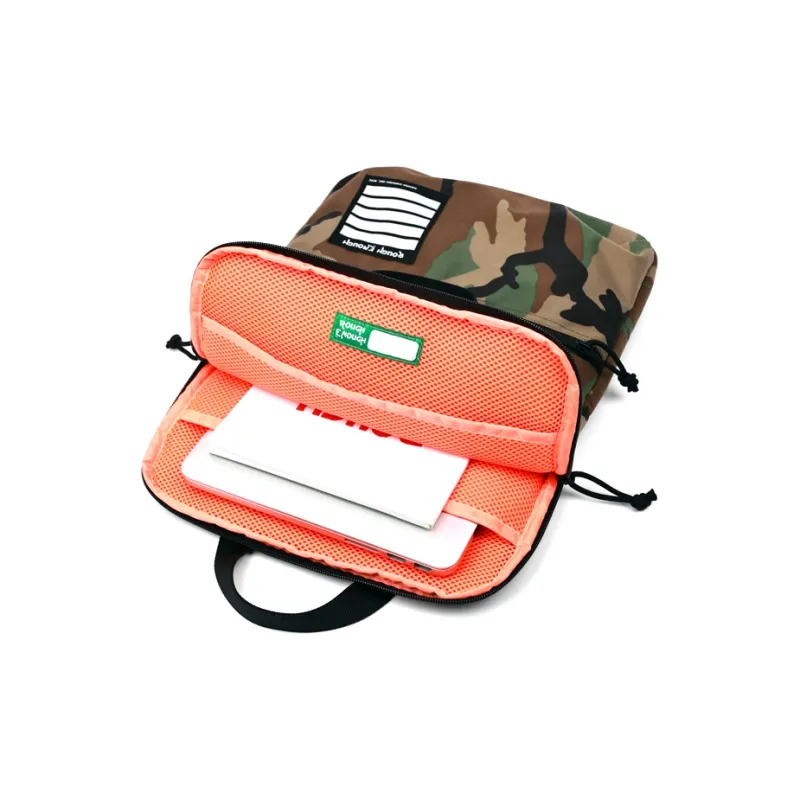 Rough Enough Canvas Canvas Bag Laptop Bag Document Bag Handbag Crossbody Bag Medium Size Unisex Camouflage-2