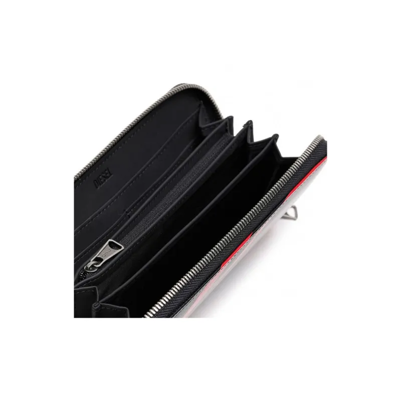 DIESEL PVC Card Holder Wallet Regular Men's Black-3