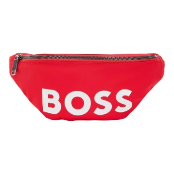 HUGO BOSS Recyclable Nylon Crossbody Bags Fanny Pack Unisex Red