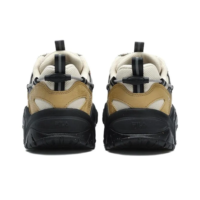 FILA Fluid 4 Low Shoes 'Tan White Black' Women's-3