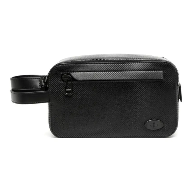 Mulberry Cow Leather Clutch Men's Black-0