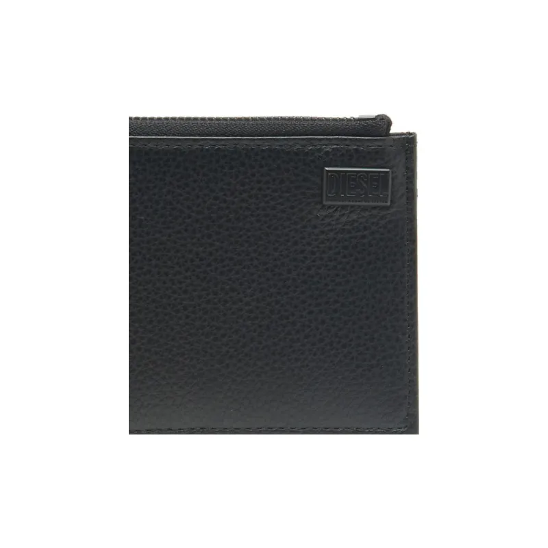 DIESEL Cow Leather Wallets Card Holders Medium Size Women's Black-2