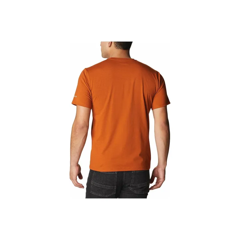Columbia Sun Trek T Shirts Men Warm Copper Mixed Color-1