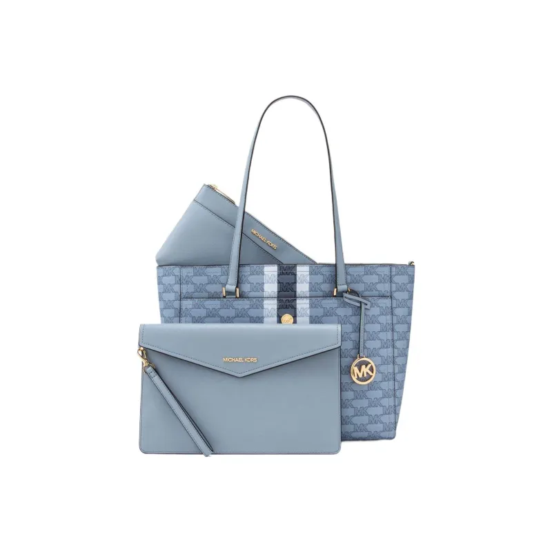 MICHAEL KORS Maisie Artificial Leather Tote Bag, Shopping Bag, Handbag Tubas Women's Light Blue-1