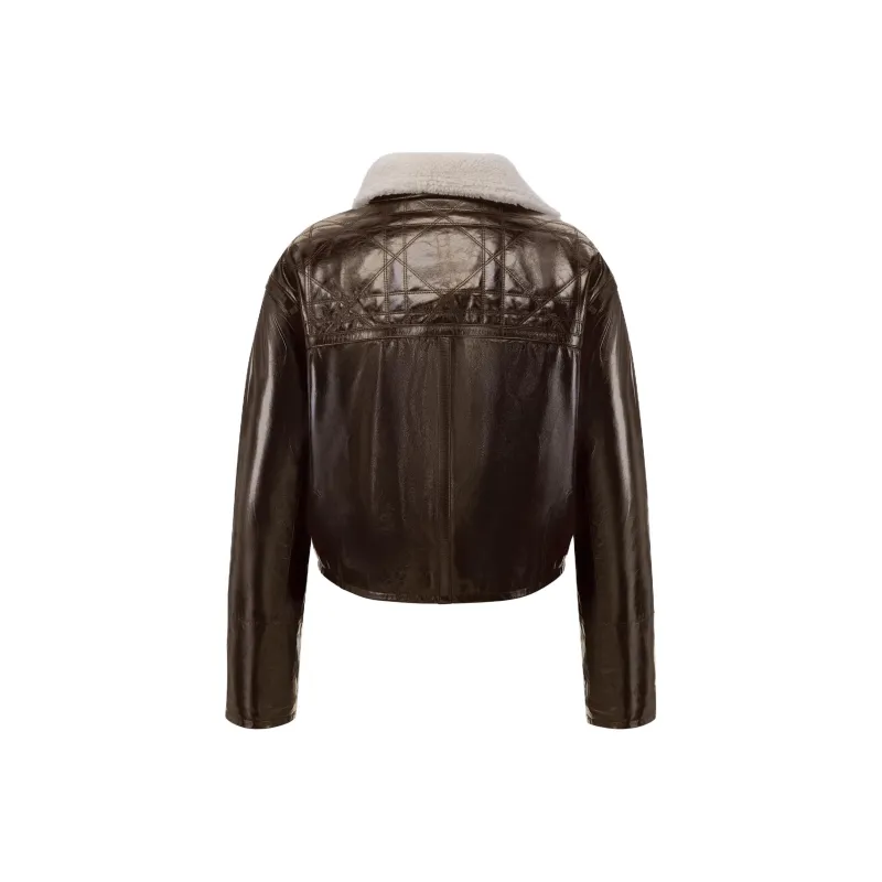 DIOR Cannage Leather Jacket-1