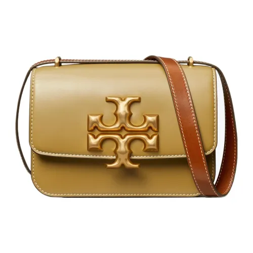 TORY BURCH Eleanor Calfskin Crossbody Bag Shoulder Bag Women's Coconut Yellow