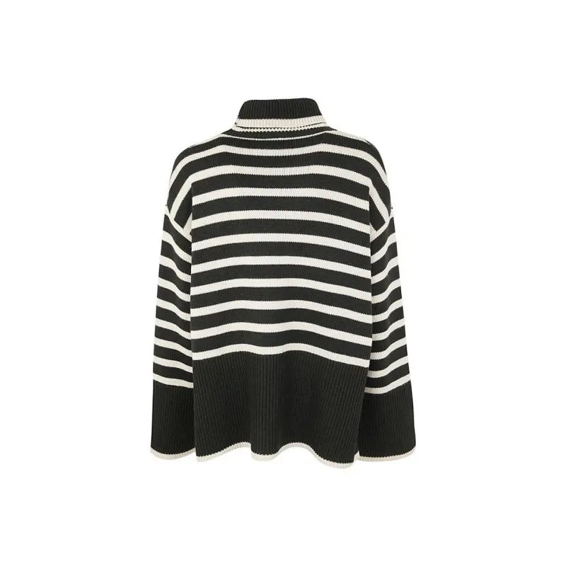 TOTEME Striped Wool cotton Jumper-1