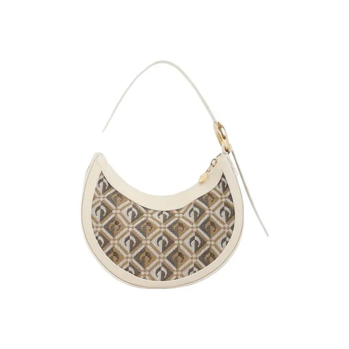 Marine Serre Leather One Shoulder Handbags Regular Women's Beige-2