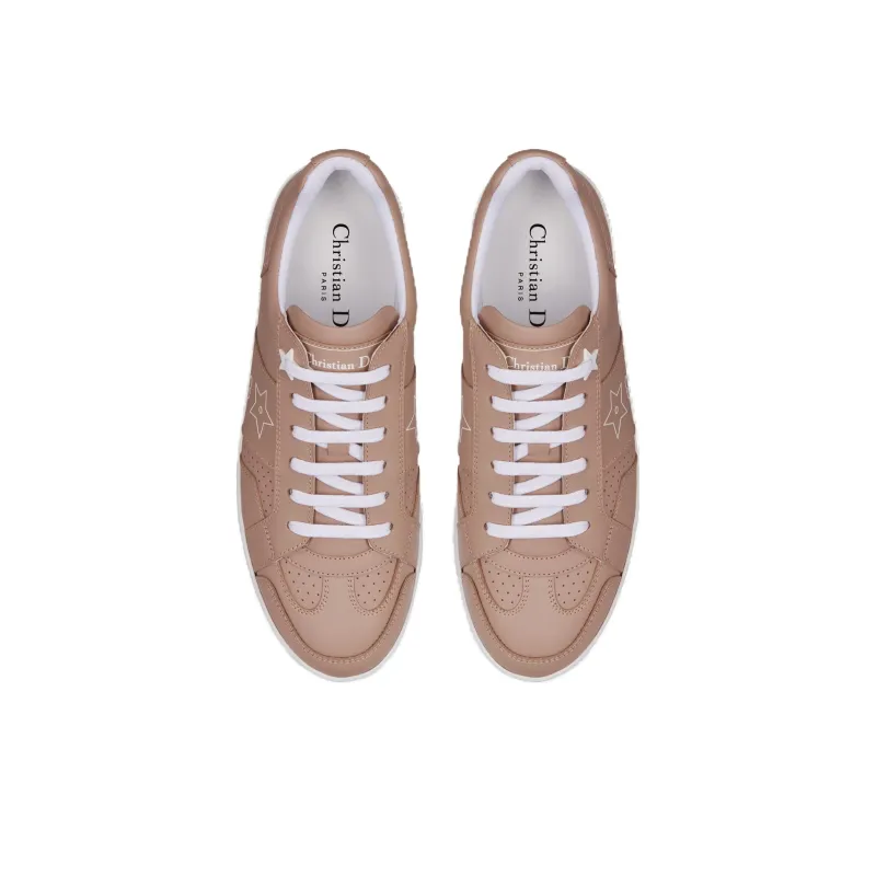 DIOR Star Low Top Stylish Skateboarding Shoes Women's Nude-4
