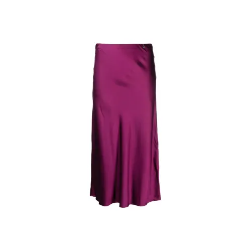 Patrizia Pepe Casual Long Skirts Women's Dark Purple