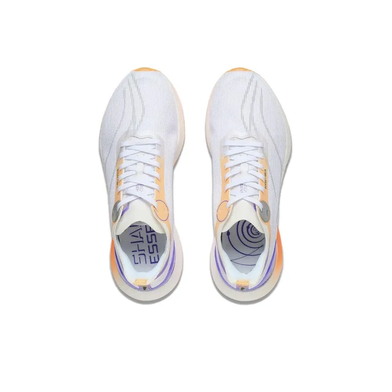 LiNing Jueying 2 Essential Cushioned Wear Resistant Breathable Lightweight Low Top Casual Running Shoes Men's White-3