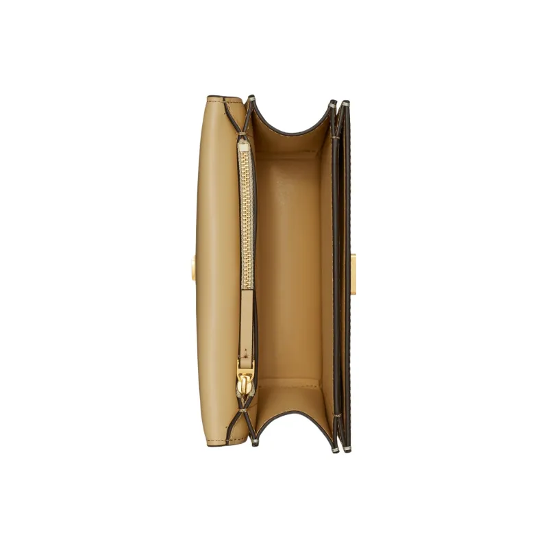 TORY BURCH Eleanor Calfskin Crossbody Bag Shoulder Bag Women's Coconut Yellow-2