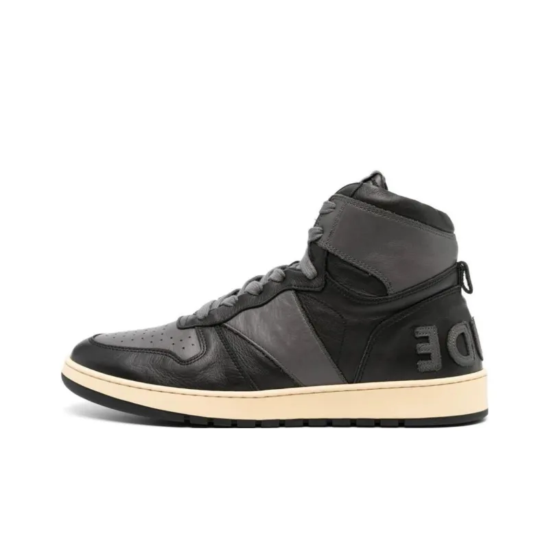 RHUDE Rhecess High top Leather Sneakers-0