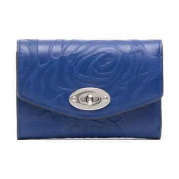Mulberry Leather Wallet Regular Women's Royal Blue